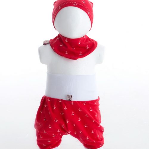 Hose, Mütze und Halstuch Gr. 50/56