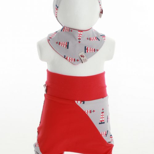 Hose, Mütze und Halstuch Gr. 50/56