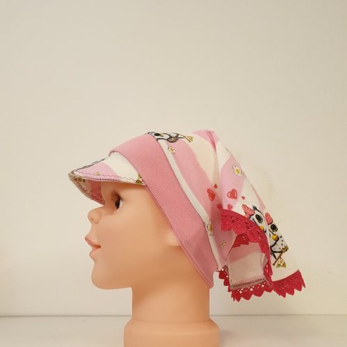 Jersey - Kopftuch mit Schirm KU 44