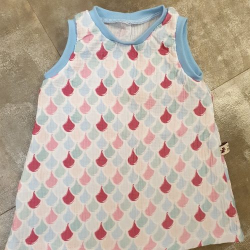 Musselin - Trägerkleid Gr. 74