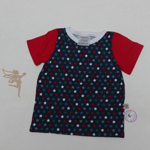 T-Shirt Sterne rot Gr. 86