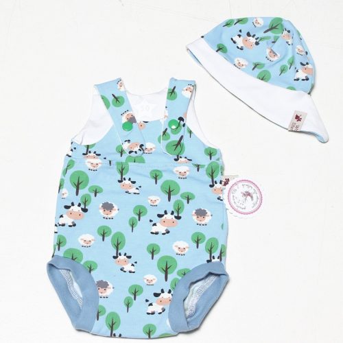 Sommerbody mit Mütze Gr. 50