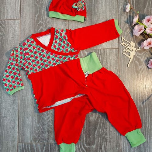 Hose, Oberteil und Mütze Gr. 62