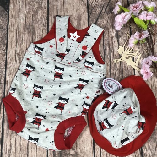 Sommerbody mit Mütze Gr. 56