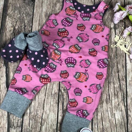 Strampler mit Puschen Gr. 56